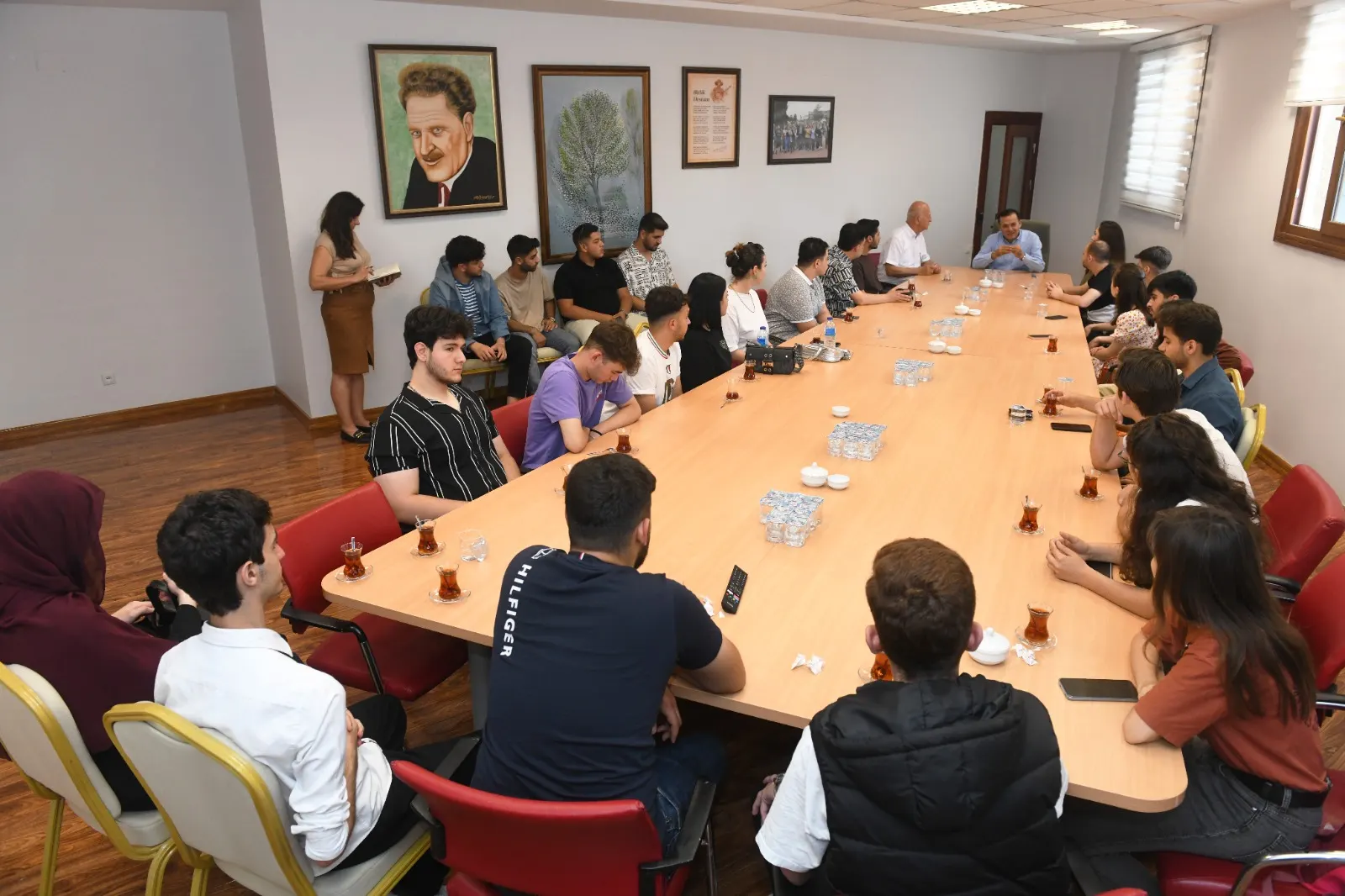 Öğrencilerimiz’den Başkan Özyiğit’e Ziyaret