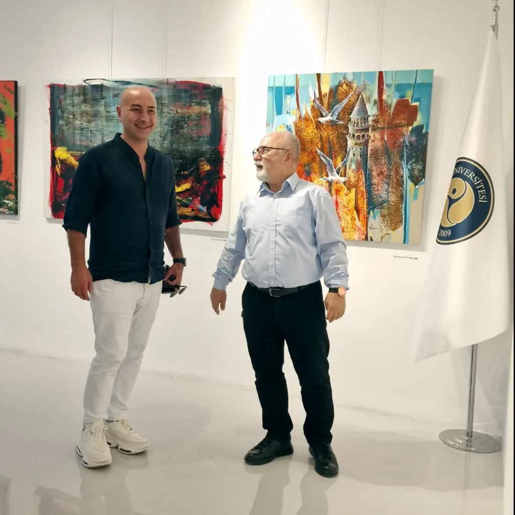 Our Chairman Of The Board Of Trustees Sertaç özveren Visited The Gülüm özveren Art Gallery