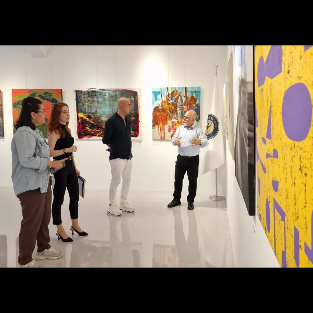 Our Chairman Of The Board Of Trustees Sertaç özveren Visited The Gülüm özveren Art Gallery