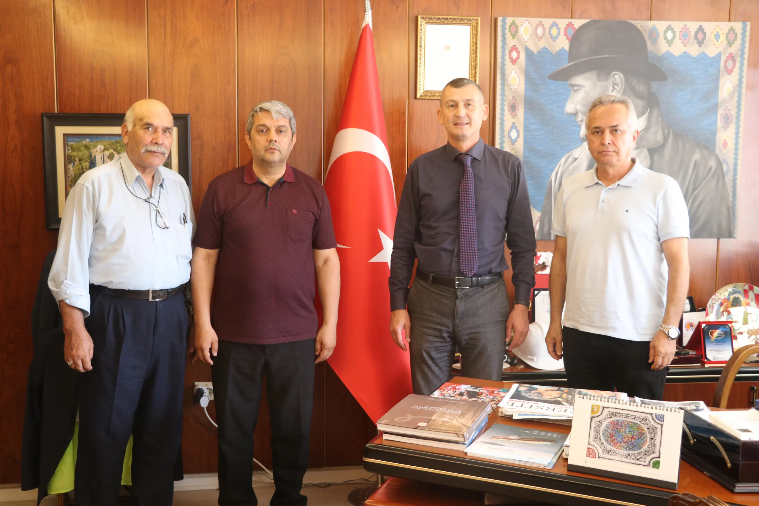 Mustafa Uçar'dan Prof. Dr. Ömer Arıöz'e Ziyaret