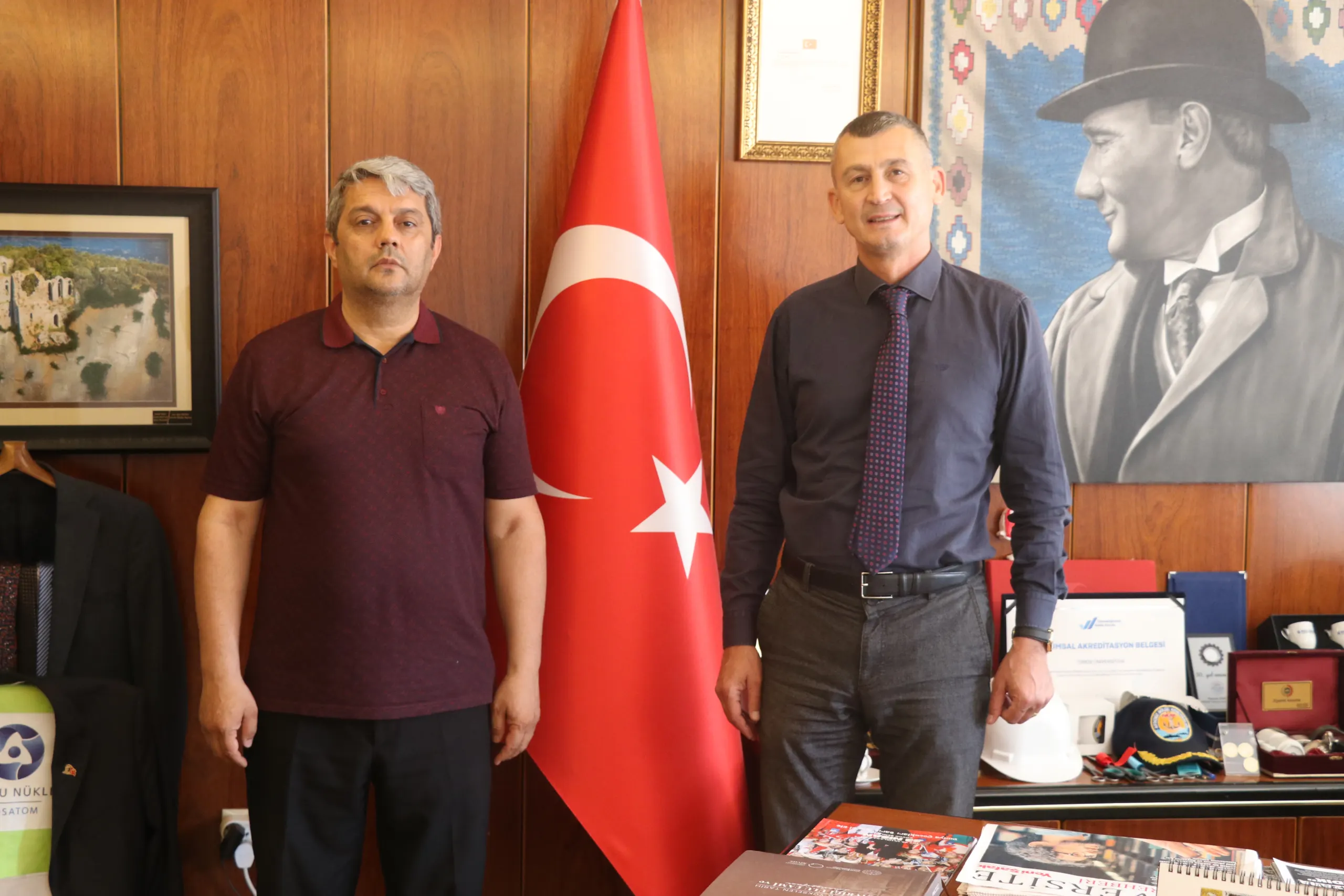 Mustafa Uçar'dan Prof. Dr. Ömer Arıöz'e Ziyaret