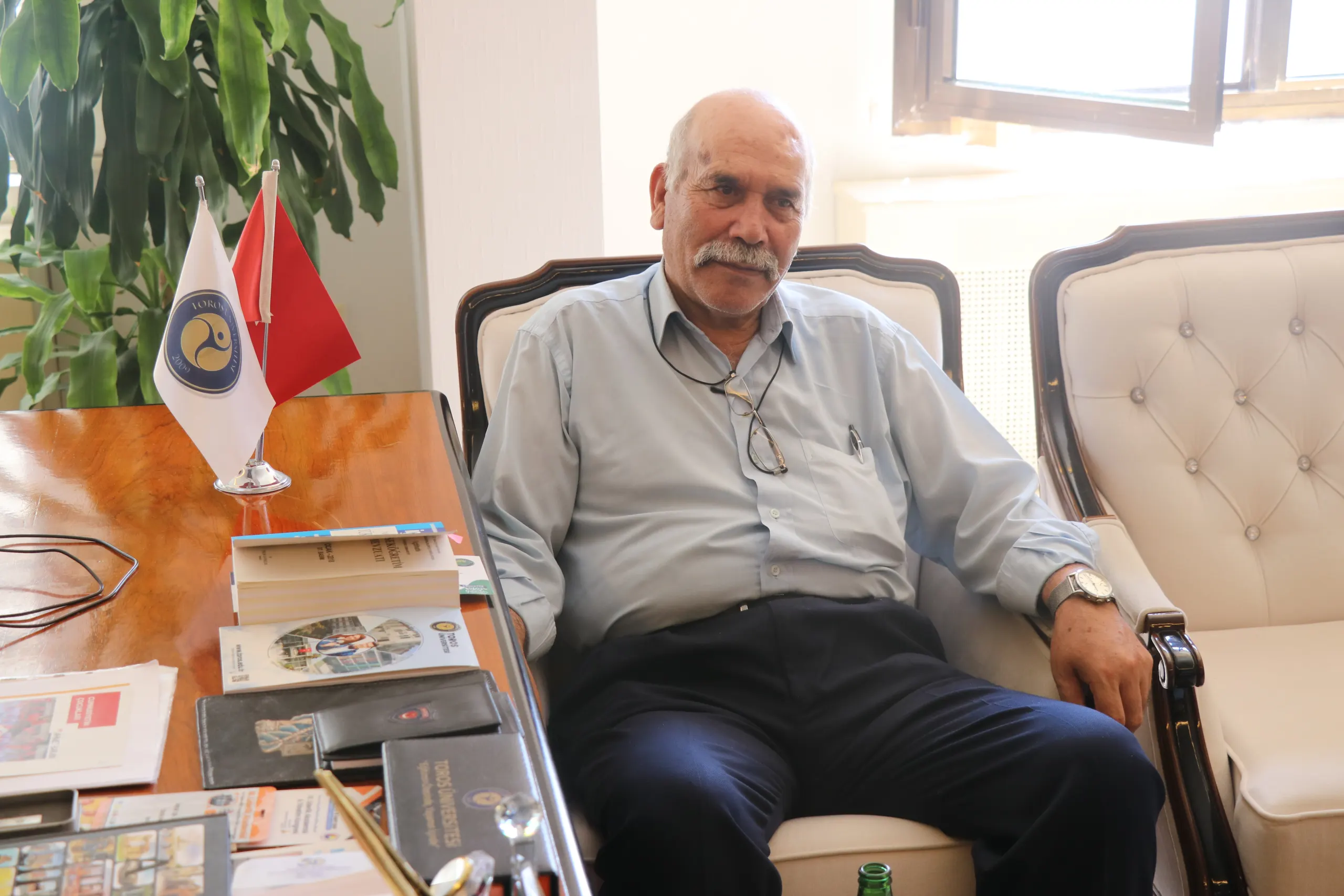 Mustafa Uçar'dan Prof. Dr. Ömer Arıöz'e Ziyaret