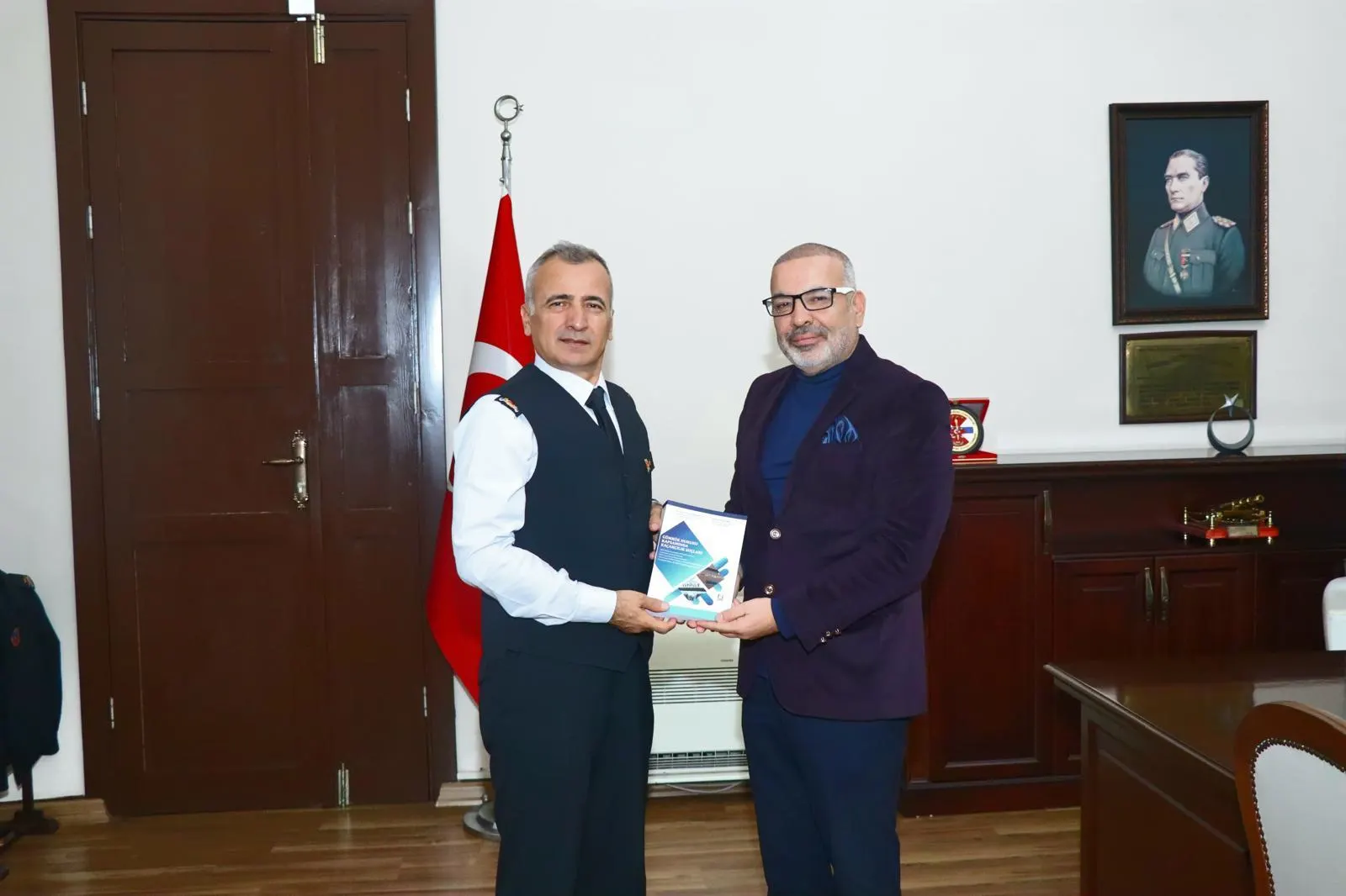 Visit From Prof.dr. Tunay Köksal To Provincial Gendarmerie Commander