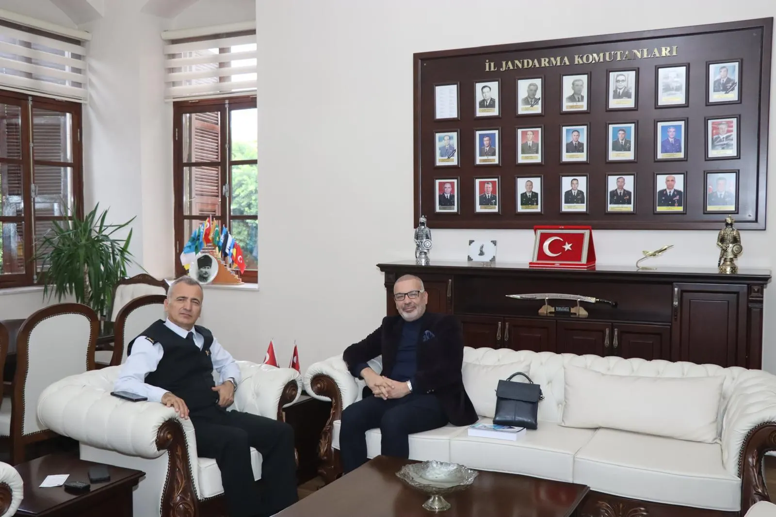 Visit From Prof.dr. Tunay Köksal To Provincial Gendarmerie Commander