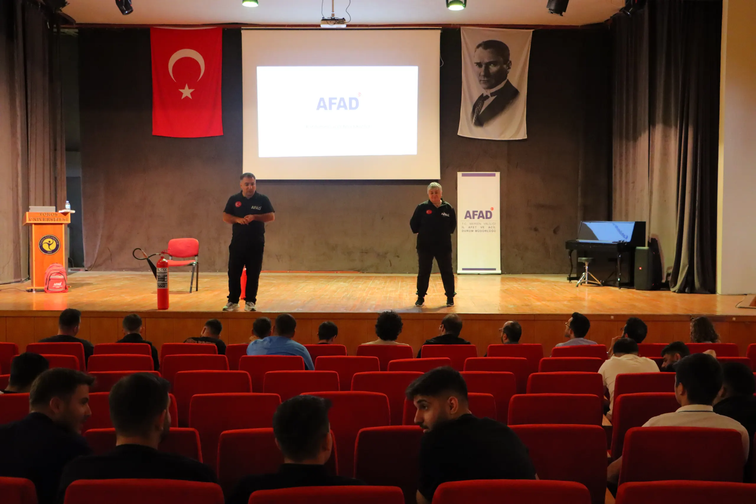 Toros Üniversitesi’nde Afad’dan Deprem ve Yangın Eğitimi