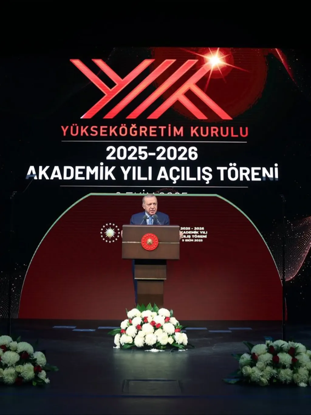 Rektörümüz Prof. Dr. Ömer Arıöz, 2025-2026 Akademik Yılı Açılış Törenine Katıldı