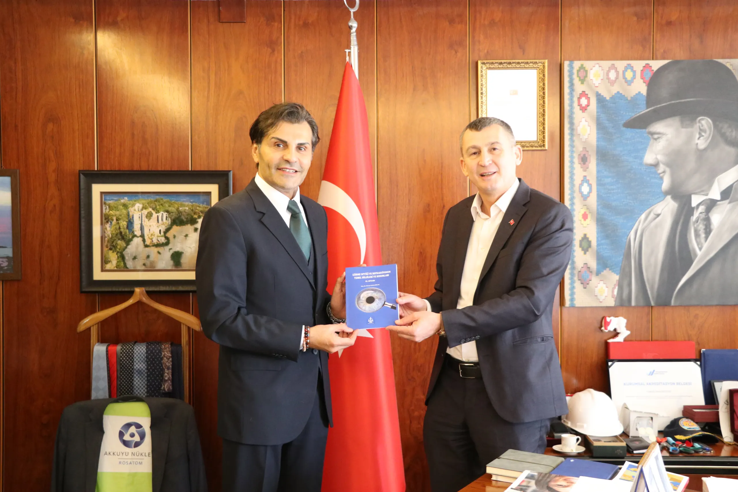 Visit From Cüneyt Karaaslan To Rector Prof. Dr. ömer Ariöz