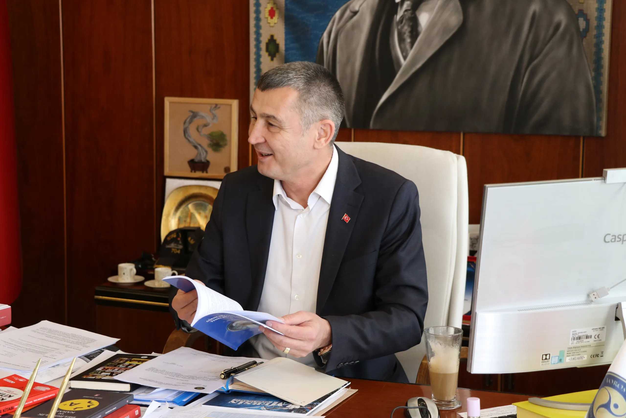 Visit From Cüneyt Karaaslan To Rector Prof. Dr. ömer Ariöz