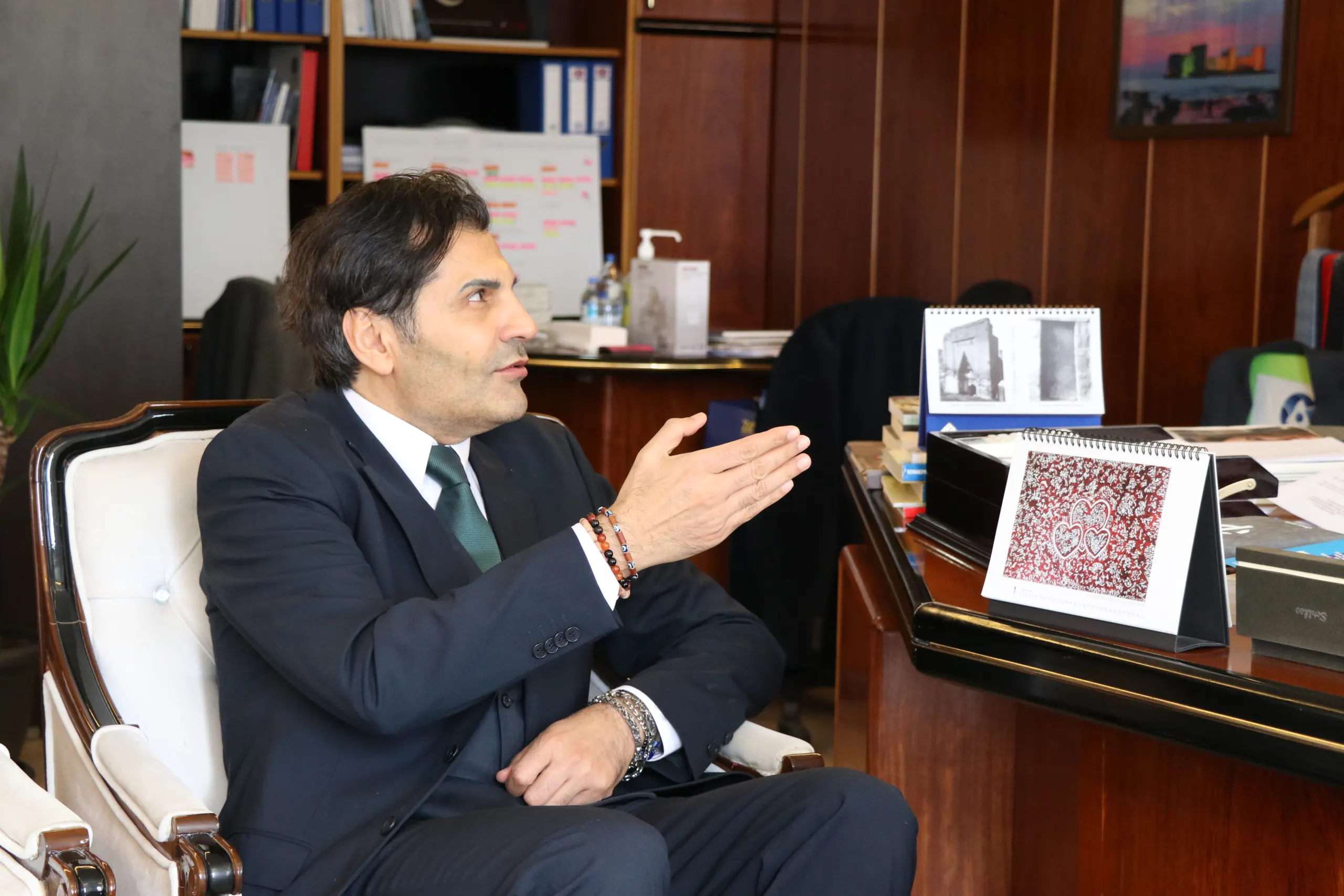 Visit From Cüneyt Karaaslan To Rector Prof. Dr. ömer Ariöz