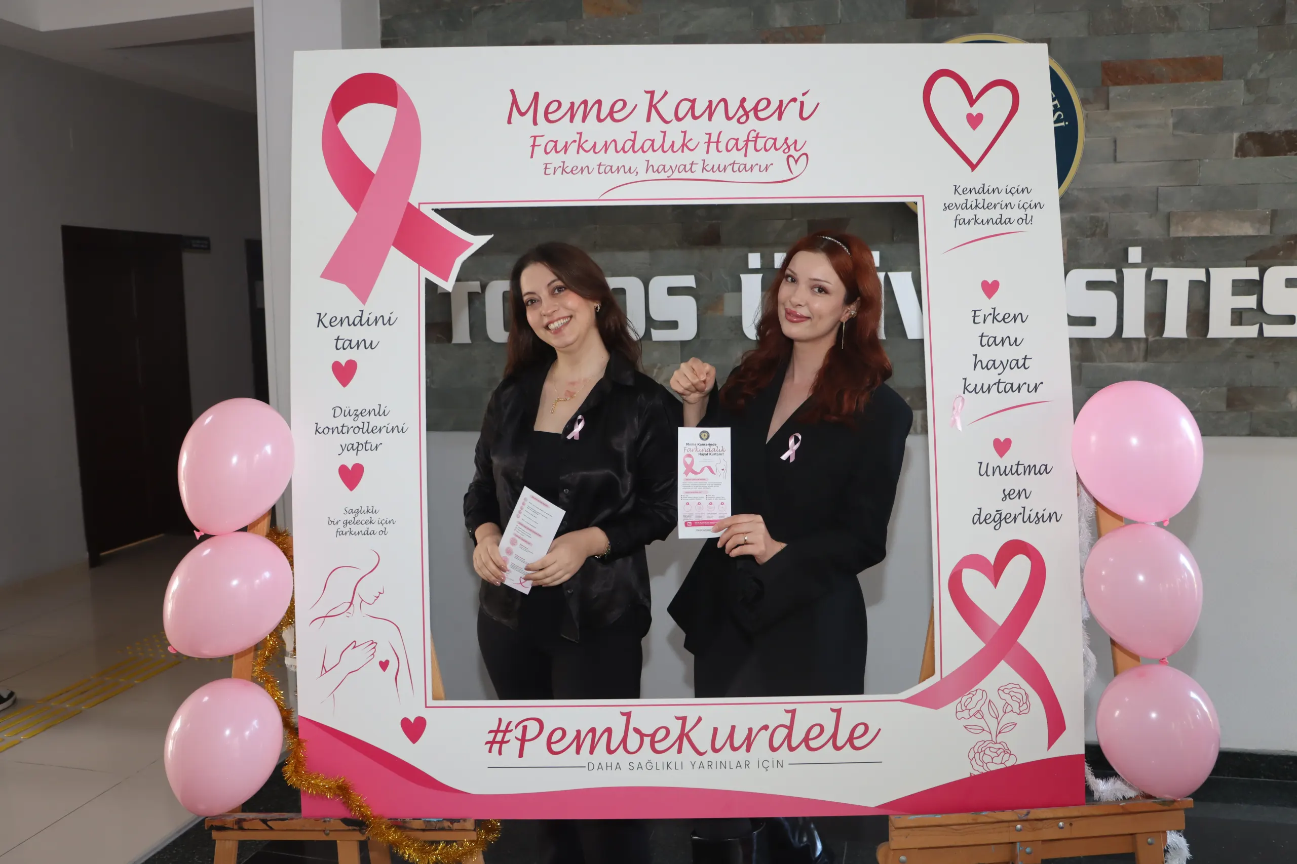 Breast Cancer Awareness Stand Opens at Toros University