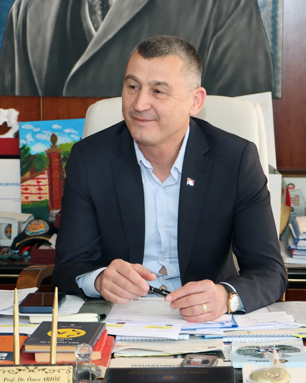 Visit By The Syrian Student Union To Toros University Rector Prof. Dr. ömer Ariöz