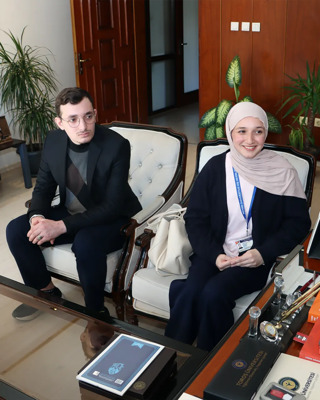 Visit By The Syrian Student Union To Toros University Rector Prof. Dr. ömer Ariöz