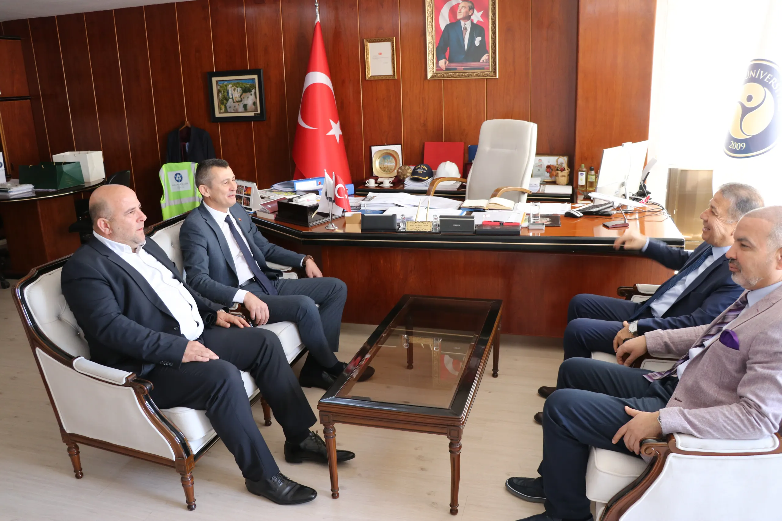 Mersin Üniversitesi Rektörü Prof Dr Erol Yaşar’dan Üniversitemize Ziyaret