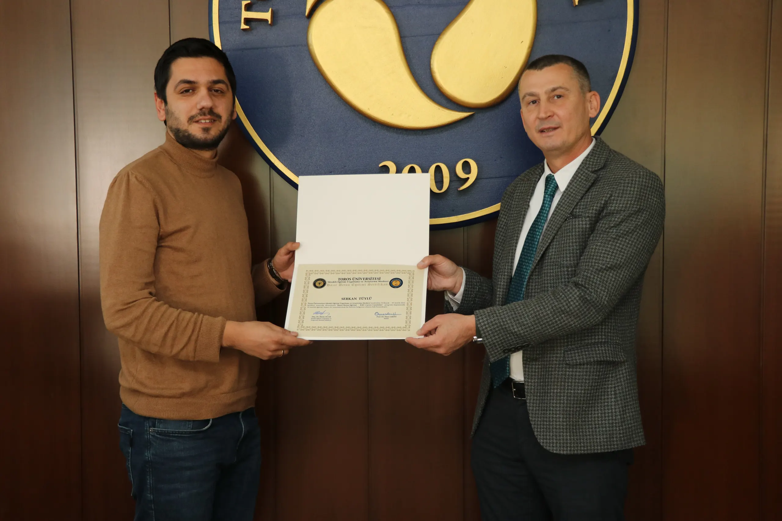 Çımko Çalışanları’na TORSEM Hazır Beton Eğitimi&nbsp;Sertifikarları&nbsp;Teslim&nbsp;Edildi