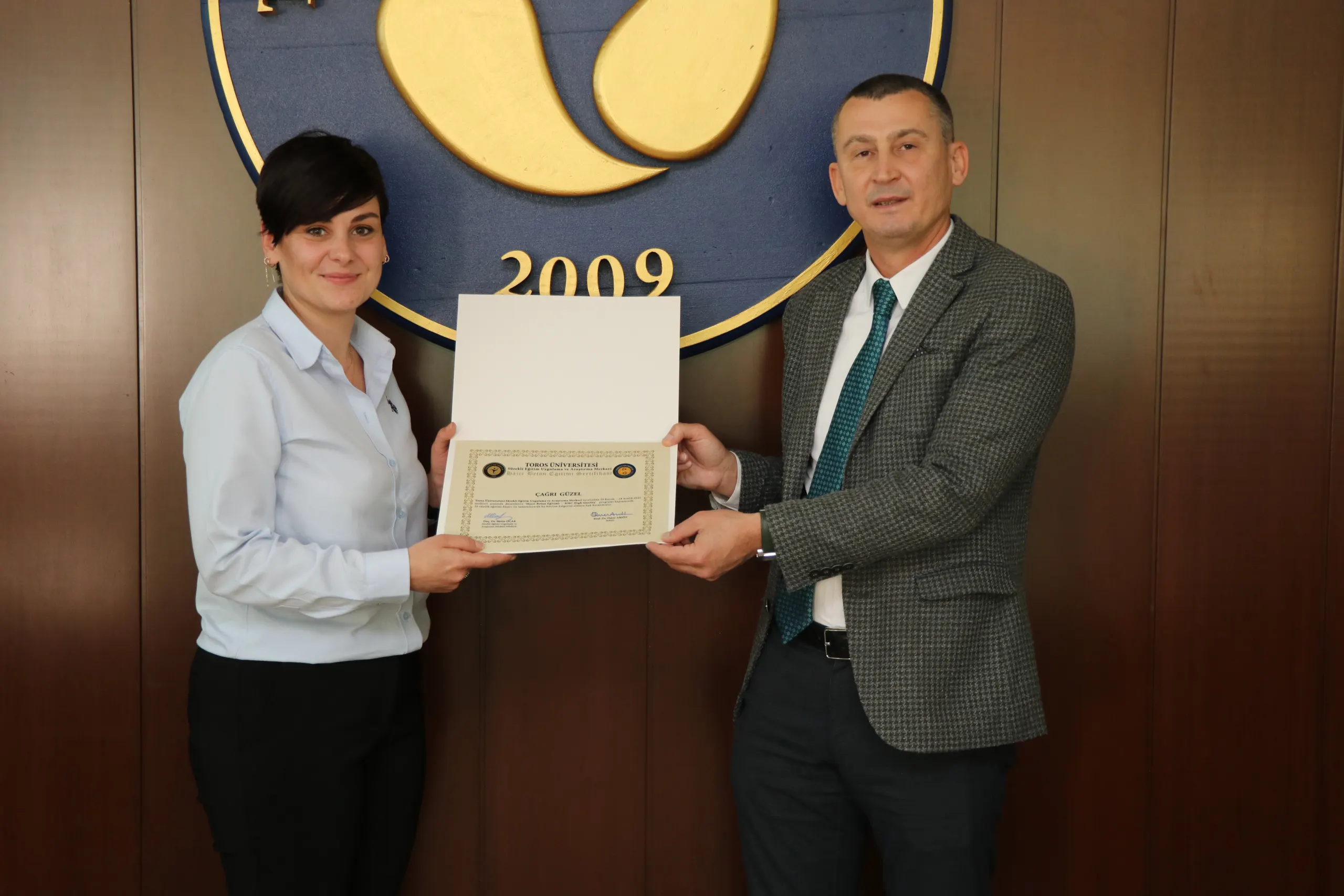 Çımko Çalışanları’na TORSEM Hazır Beton Eğitimi&nbsp;Sertifikarları&nbsp;Teslim&nbsp;Edildi