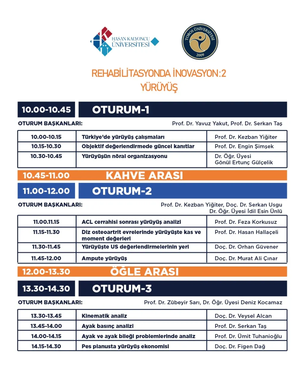 " Rehabilitasyonda İnovasyon : 2 Yürüyüş " Sempozyumu
