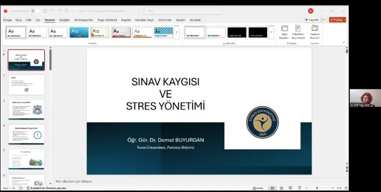 Öğrenciler İçin Sunumlar