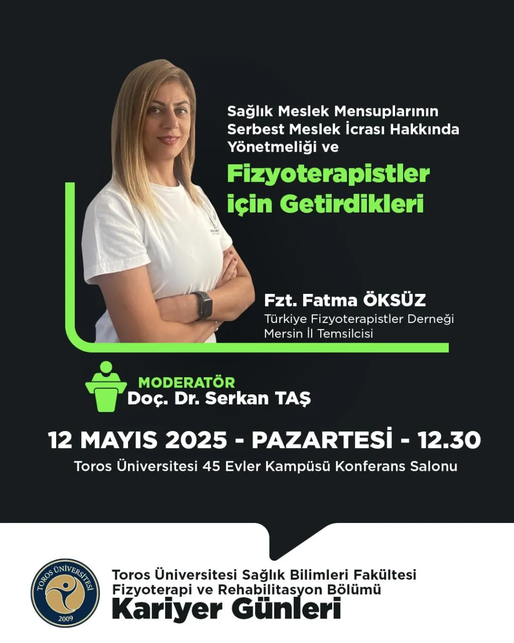 Fizyoterapi ve Rehabilitasyon Bölümü Kariyer Günleri Etkinliği