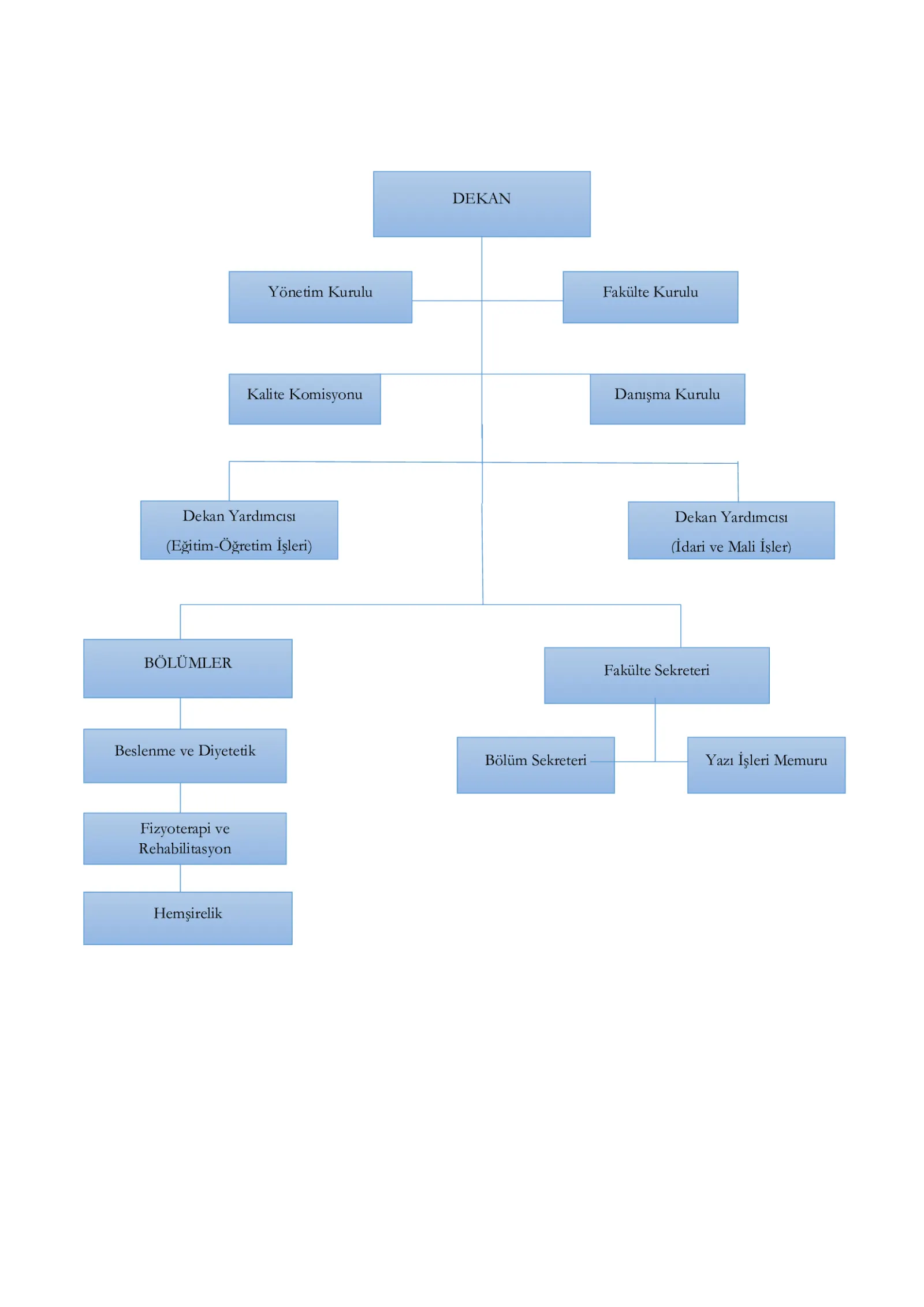 Organizasyon Şeması Organizasyon Şeması