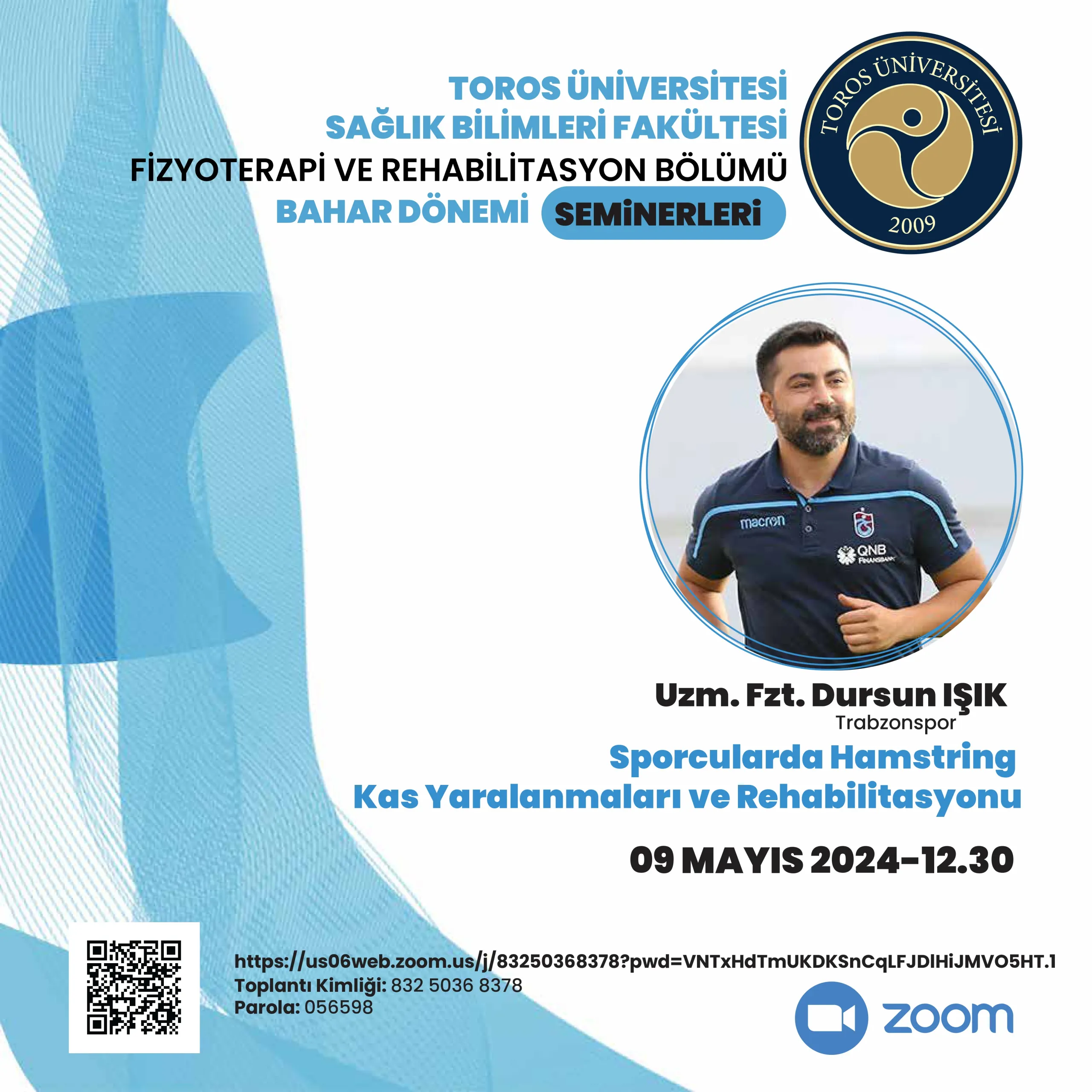 Fizyoterapi ve Rehabilitasyon Bölümü Bahar Dönemi Seminerleri
