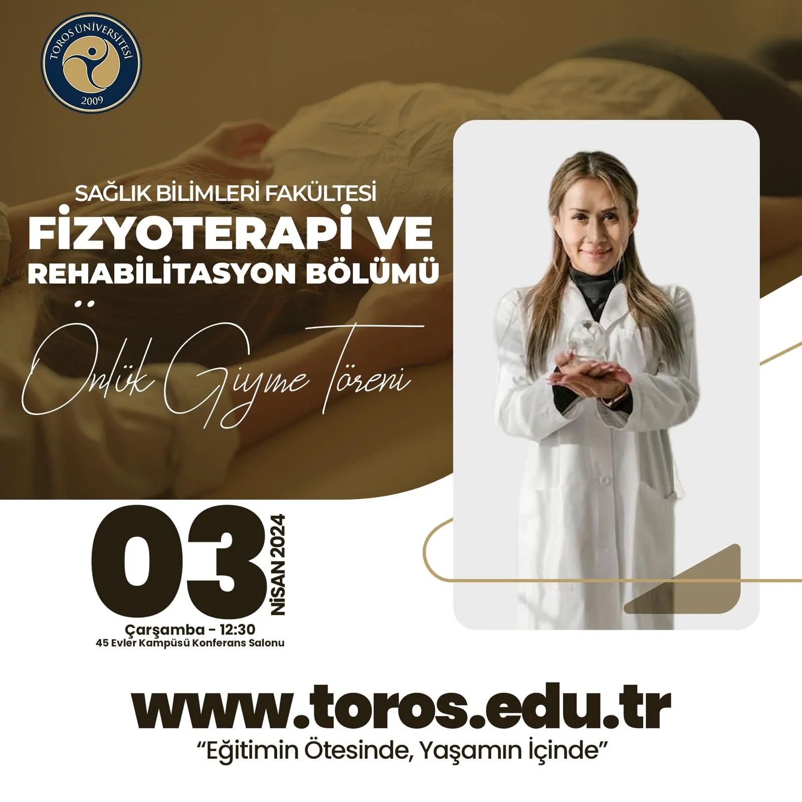 Fizyoterapi ve Rehabilitasyon Bölümü Önlük Giyme Töreni